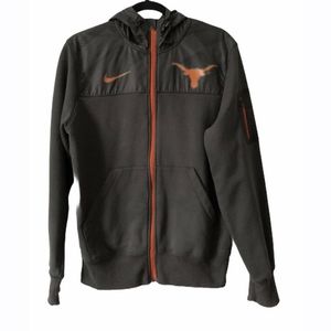 Nike NCAA Texas Long Horns Full Zip Hoodie Sweatshirt Men’s Size Medium